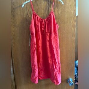 Coral Sundress Linen-Look—Wild Fable Target Brand NWT